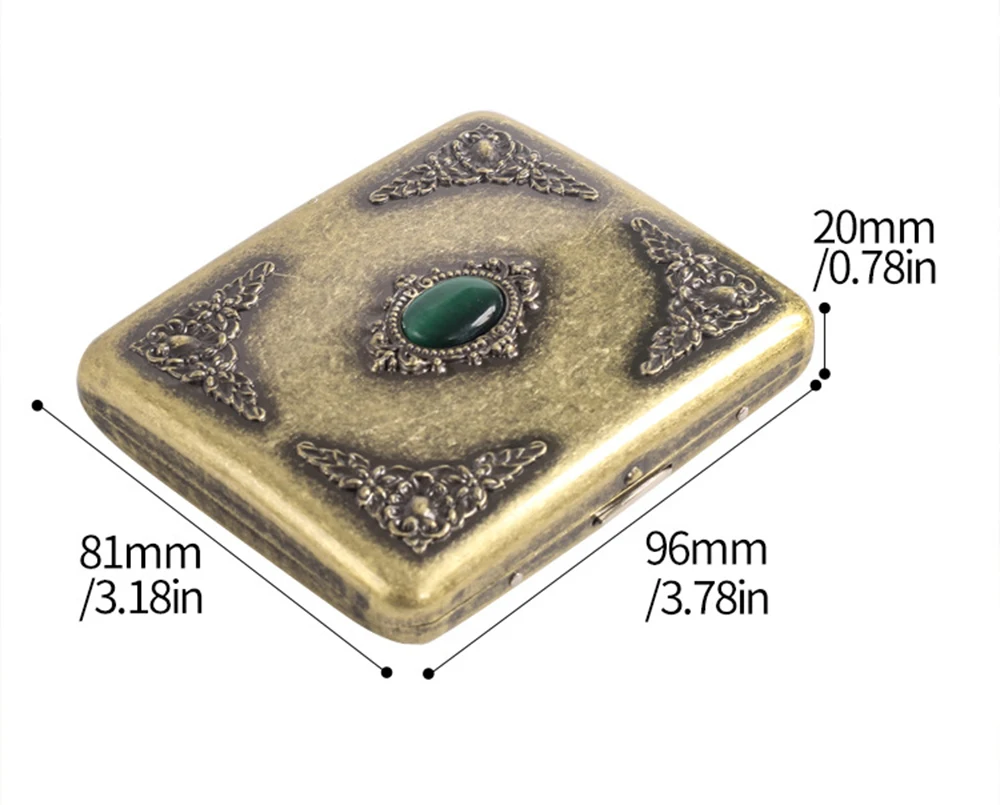 Retro Metal Cigarette Case