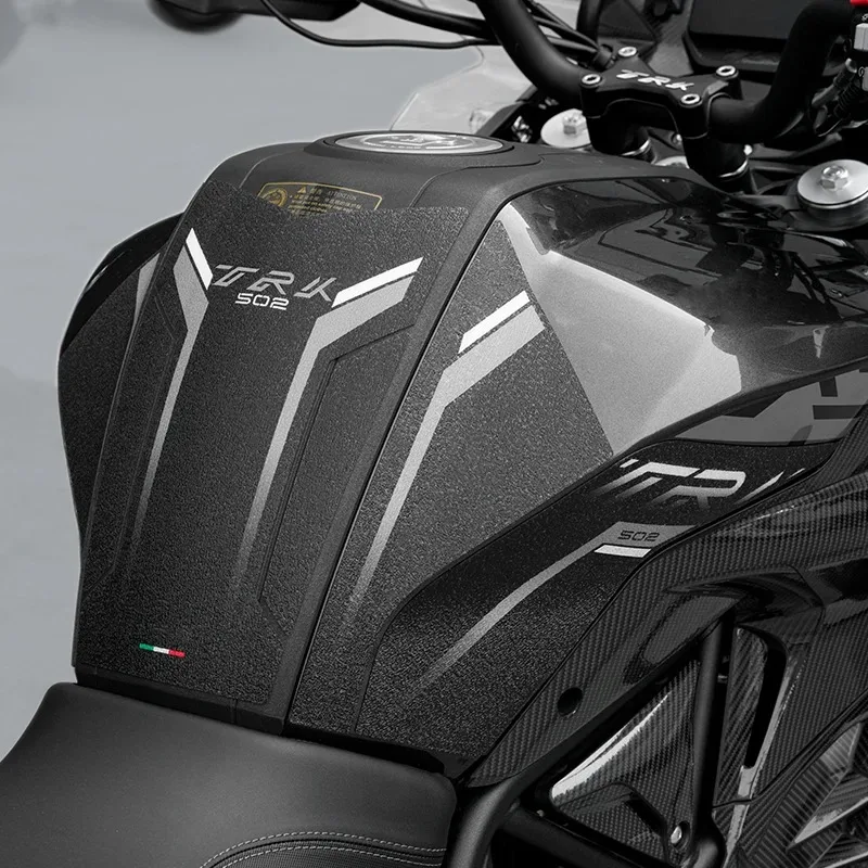 For Benelli TRK 502-502X Fuel Tank Area Protection Stickers Kits Of Motorcycle Accessories Decoration 3M Back Glue Refit Decals