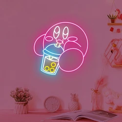 Milk Tea Wall Decor Gaming Room Decor Anime Neon Sign Home Decor Gift