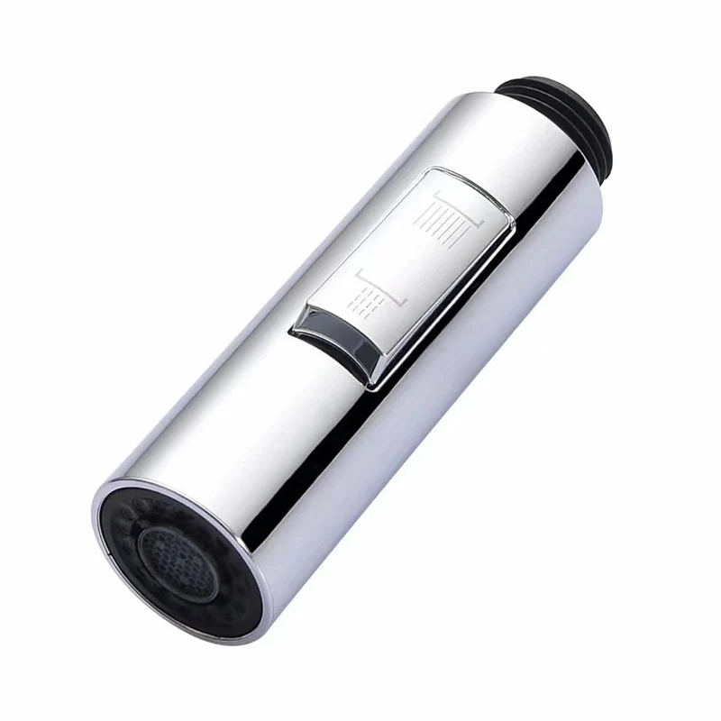 Kitchen Faucet Nozzle Replacement, 2-Function Pull Out Sprayer Head with 3 Colors Option, G1/2 Threaded Connector