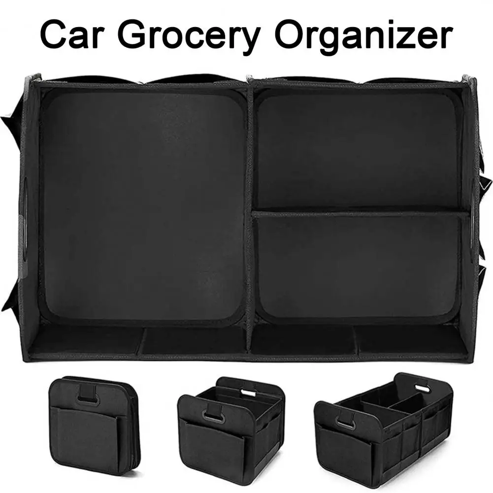 

Car Trunk Organizer Eco-Friendly Super Strong & Durable Collapsible Cargo Storage Box For Auto Trucks SUV Trunk Box