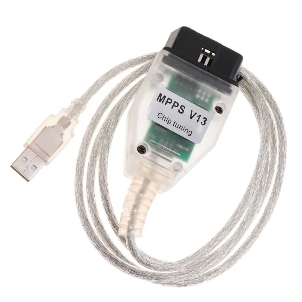 

OBDII MPPS V13 Чип USB-диагностический кабель 16-контактный автомобильный разъем OBD2 для Windows XP Чип-тюнинг