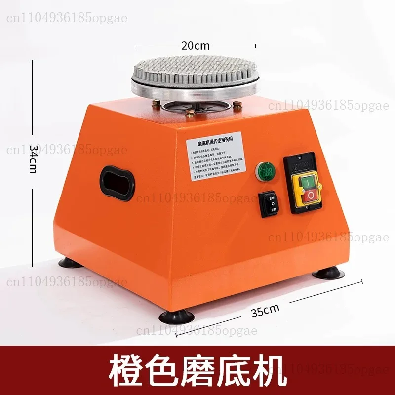 Electric Ceramic Bottom Grinding Disc, Pottery Polishing Tool, Rubber Grinding Disc, One-Button Operation