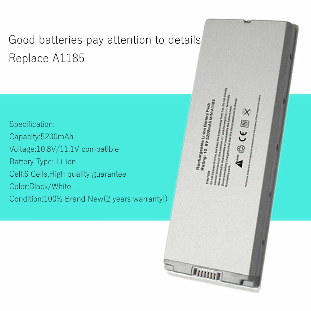 A1185 Laptop Battery for Apple Macbook 13