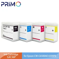 Europe T44C1 T44C2 T44C3 T44C4 Pigment Ink Cartridge for Epson SJIC36P CW-C6500AE 6500PE CW-C6500 CW-C6000 Label Printer