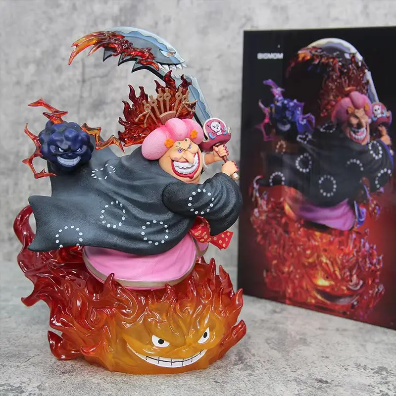 26cm ONE PIECE Vier Kaiser Big Mom Charlotte Linlin Anime-Figur Modelle GK-Statue Sammlerstück Ornament Puppe Spielzeug