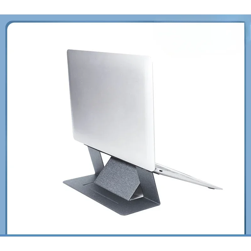 Laptop holder, desktop height increase, heat sink, invisible portable bracket, paste type.