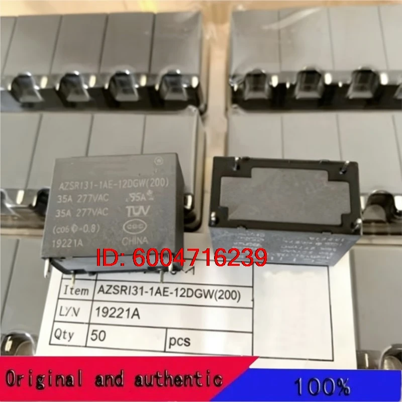5PCS Relé Original AZSR131-1AE-12DGW de Nueva Energía 35A con ALFG2PF121 ALF1P12