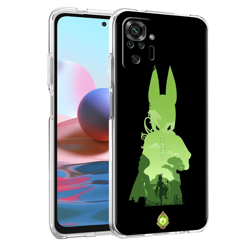 Game Genshin Impact Tighnari Phone Case For Xiaomi Redmi Note 12 4G 11 10 Pro 5G 10C 10S 9S 9 9T 8T 9C 9A 8 8A 7 K50 K40 Cover