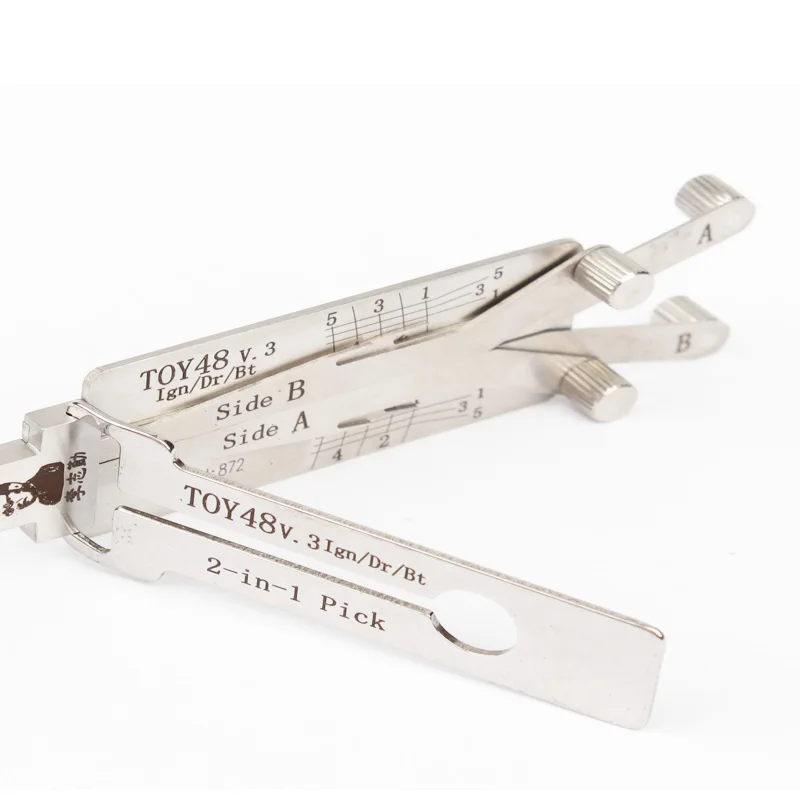 TOY48 V.3 2in1 Ign/Dr/Bt für Lexus für Toyota für Neue Subaru Crown Lexus Auto Türschloss Pick und Decoder Schlosser Werkzeuge