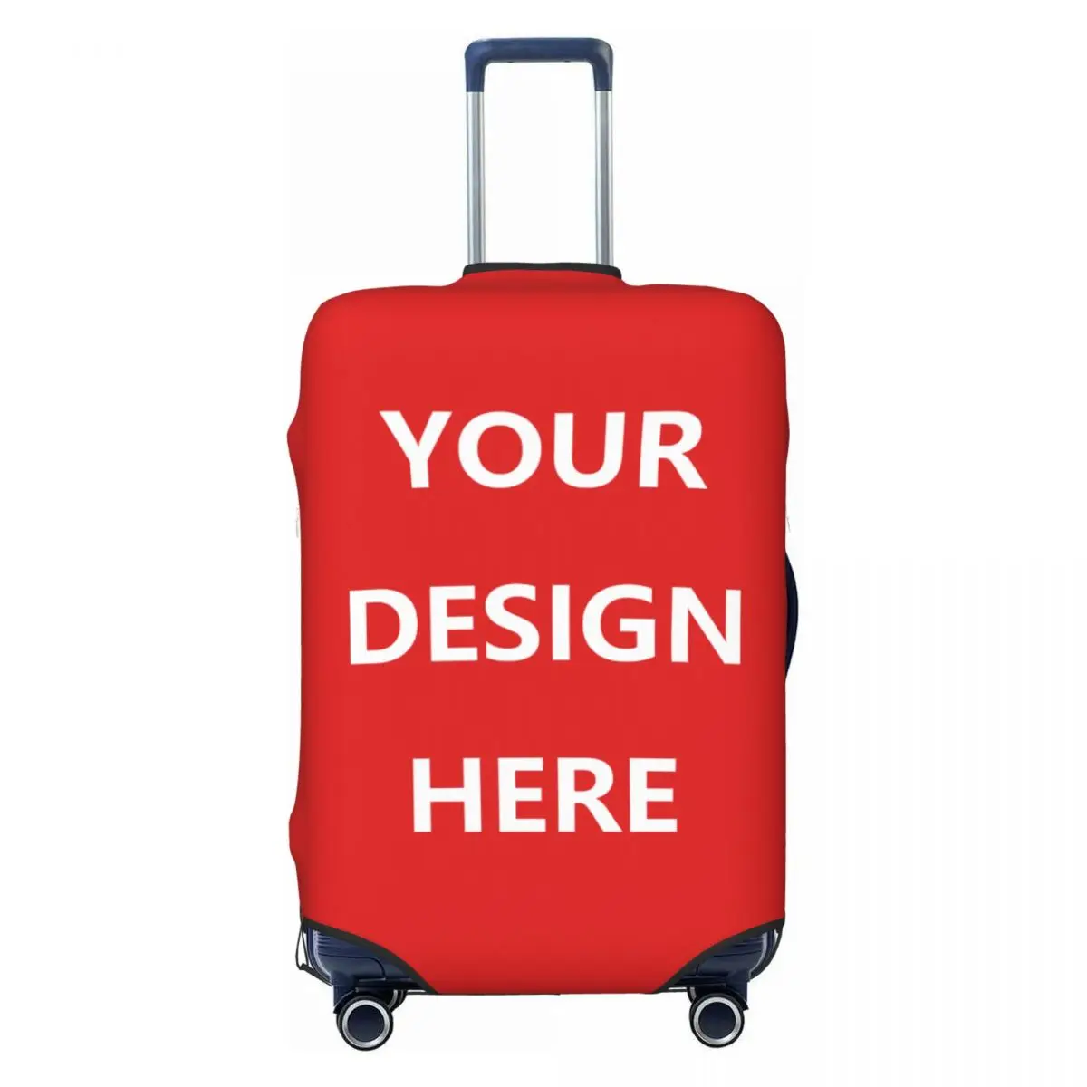 

Custom Your Design Here Travel Luggage Cover Elastic Personalized Add Your Own Photo Text Logo Suitcase Cover Protector