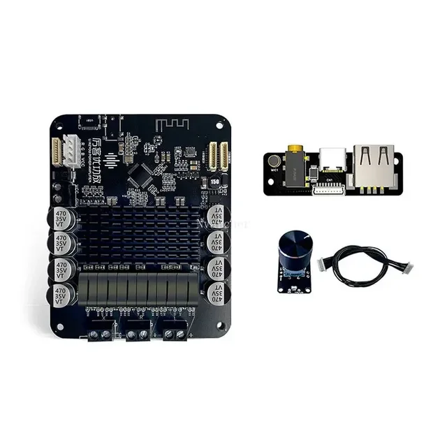 Bluetooth 5.0 DSP Digital 2.1 płyta wzmacniacza mocy subwoofera 70W*2+140W Tws AUX wejście USB 8V-24V