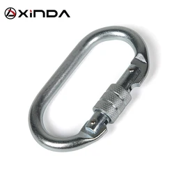 XINDA Professional Outdoor Rock Climbing Tension Safety Supervivencia Lock Equipment Carabiner Camping Hiking Survival Kit