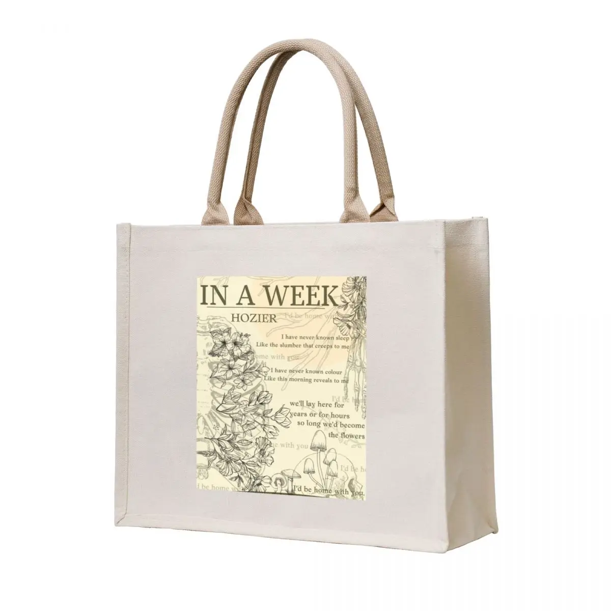 

In a Week Hozier Tote Bag tote bag Canvas bag for women tote custom sacs de shopping
