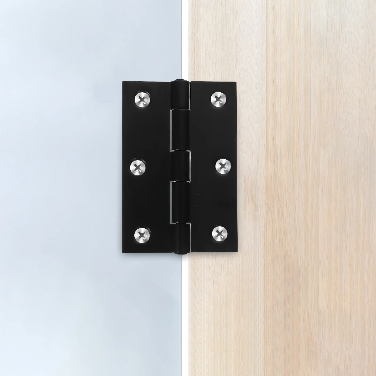 

2Pcs Stainless Steel Hinges Heavy Duty Metal Door Hinges for Residential Commercial Use Smooth Opening Long Lasting Durability