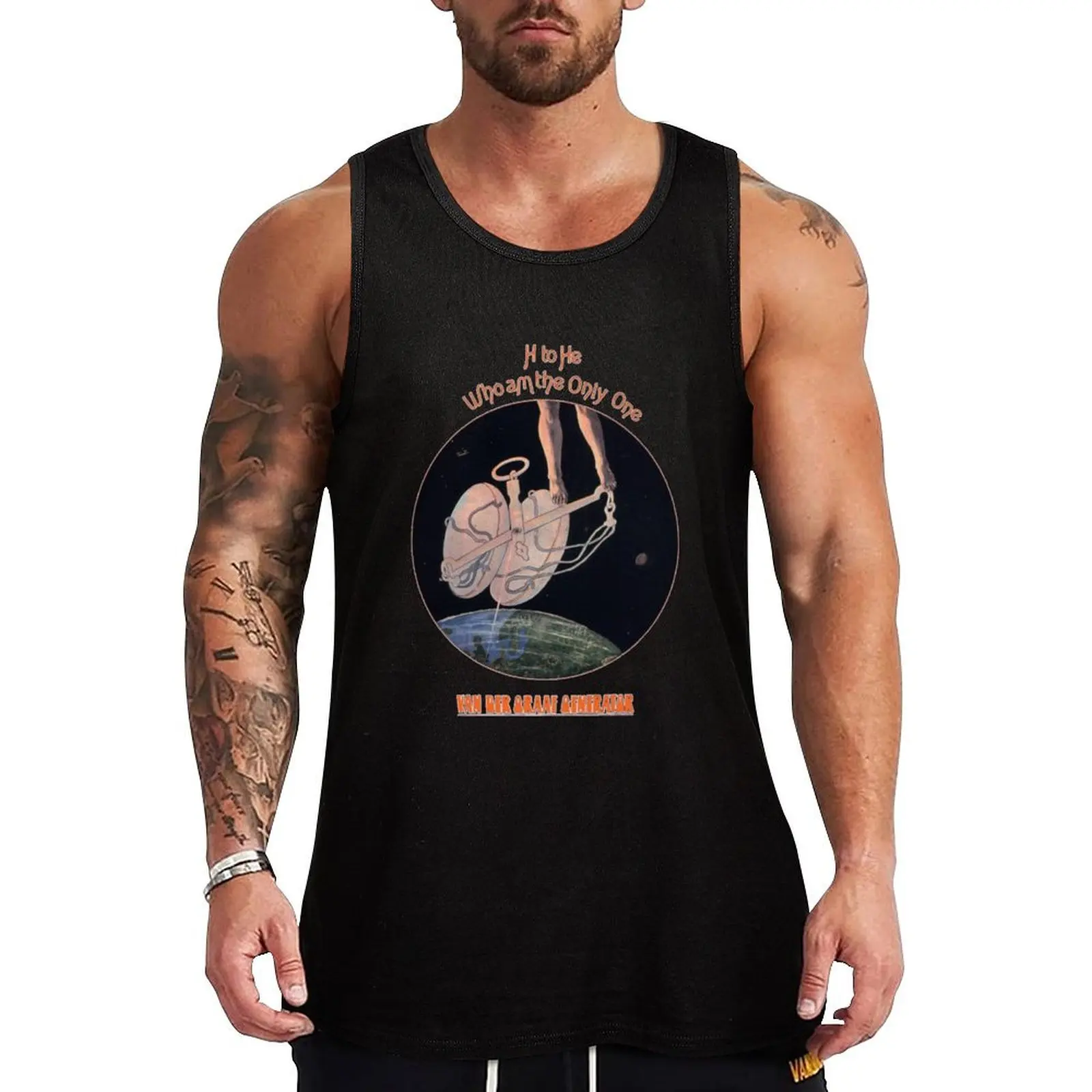 Camiseta sin mangas Van der Graaf Generator - H to He, Who Am the Only One, camiseta deportiva sin mangas, camiseta de secado rápido que absorbe la humedad