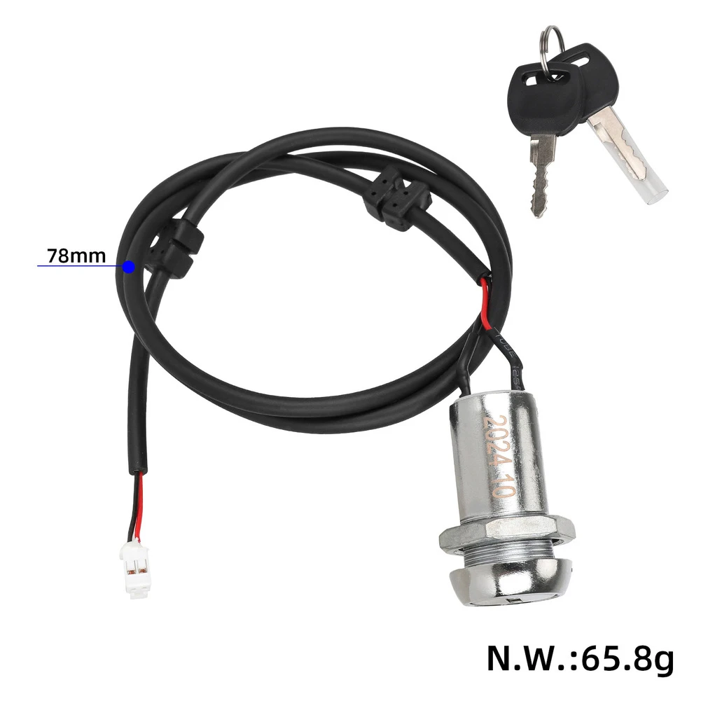 

Electric Lock For KuKirin G4 Electric Scooter Ignition Keys On-Off Lock With 2 Keys Electric Scooter Accessories