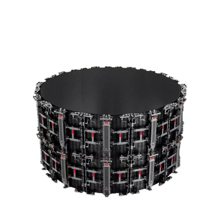 Curved LED full-color display indoor and outdoor curved flexible advertising large screen stage exhibition hallelectronic screen