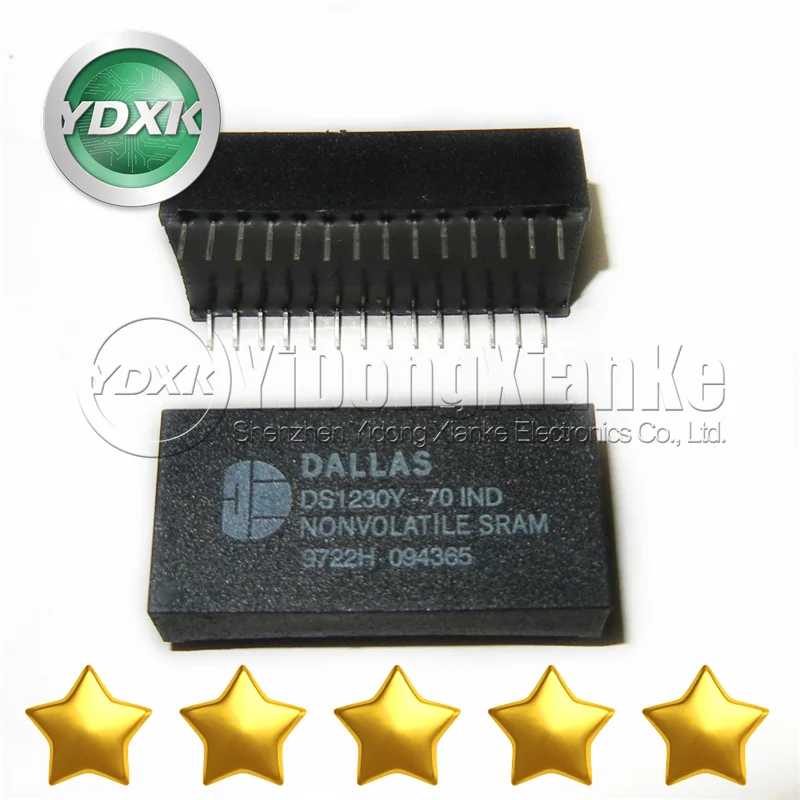 DS1230Y-70IND EDIP28 DS1243Y-120 Electronic Components DS1244Y-70 DS1244Y-70+ DS1511W DS1643-100+ New Original DS1643-100