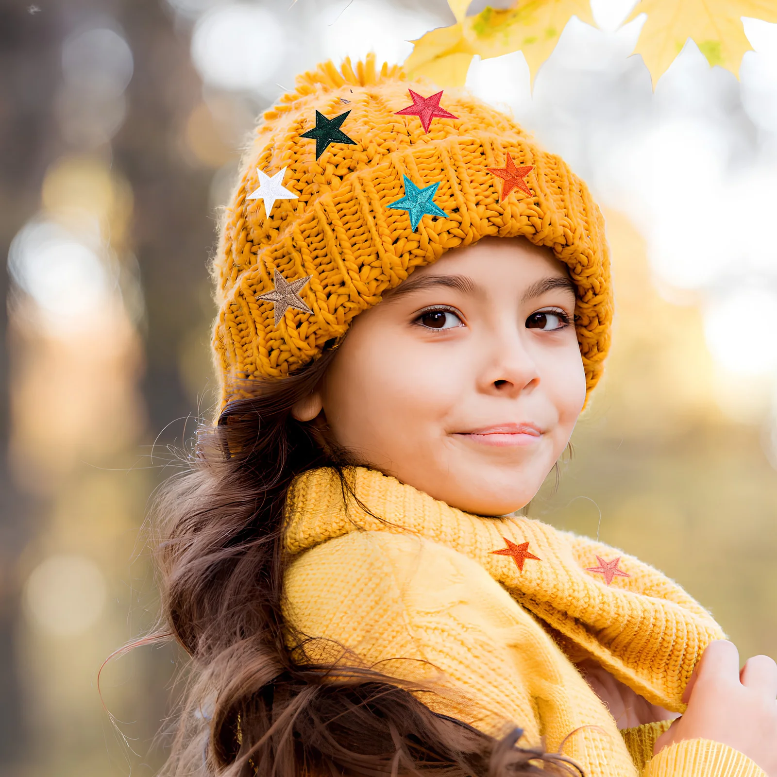 

1Pack Star Iron on Patches Multiple Colors Sturdy Material Easy to Use Creative Decoration for Crafts Clothing Backpack Bags