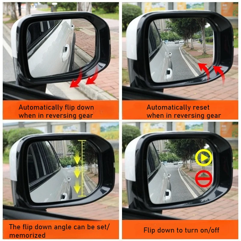 Car Co-pilot Rearview Mirror Reversing Automatic Lower Rollover Auxiliary Modification Accessories for Great Wall Haval Dargo