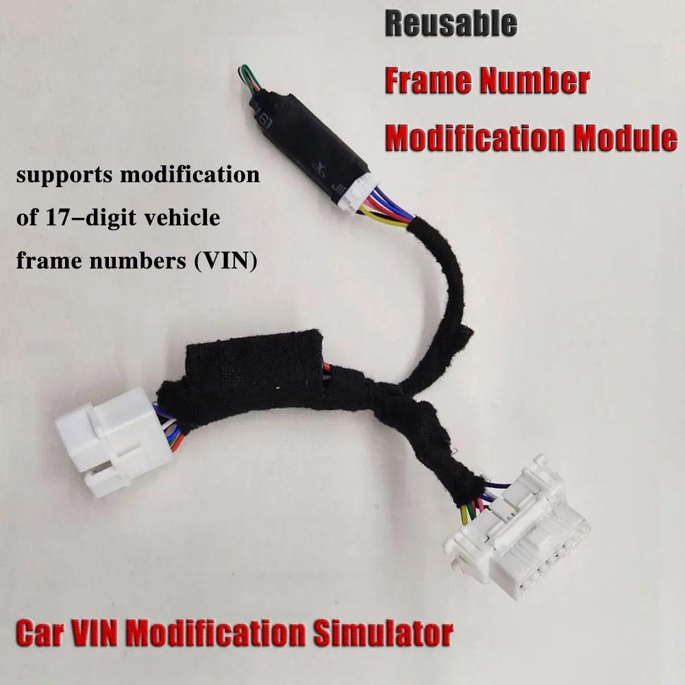 

Frame Number Modification Reusable Car VIN Modification Simulator 17 Digit VIN Modifier OBD Simulator Work with Android Phone