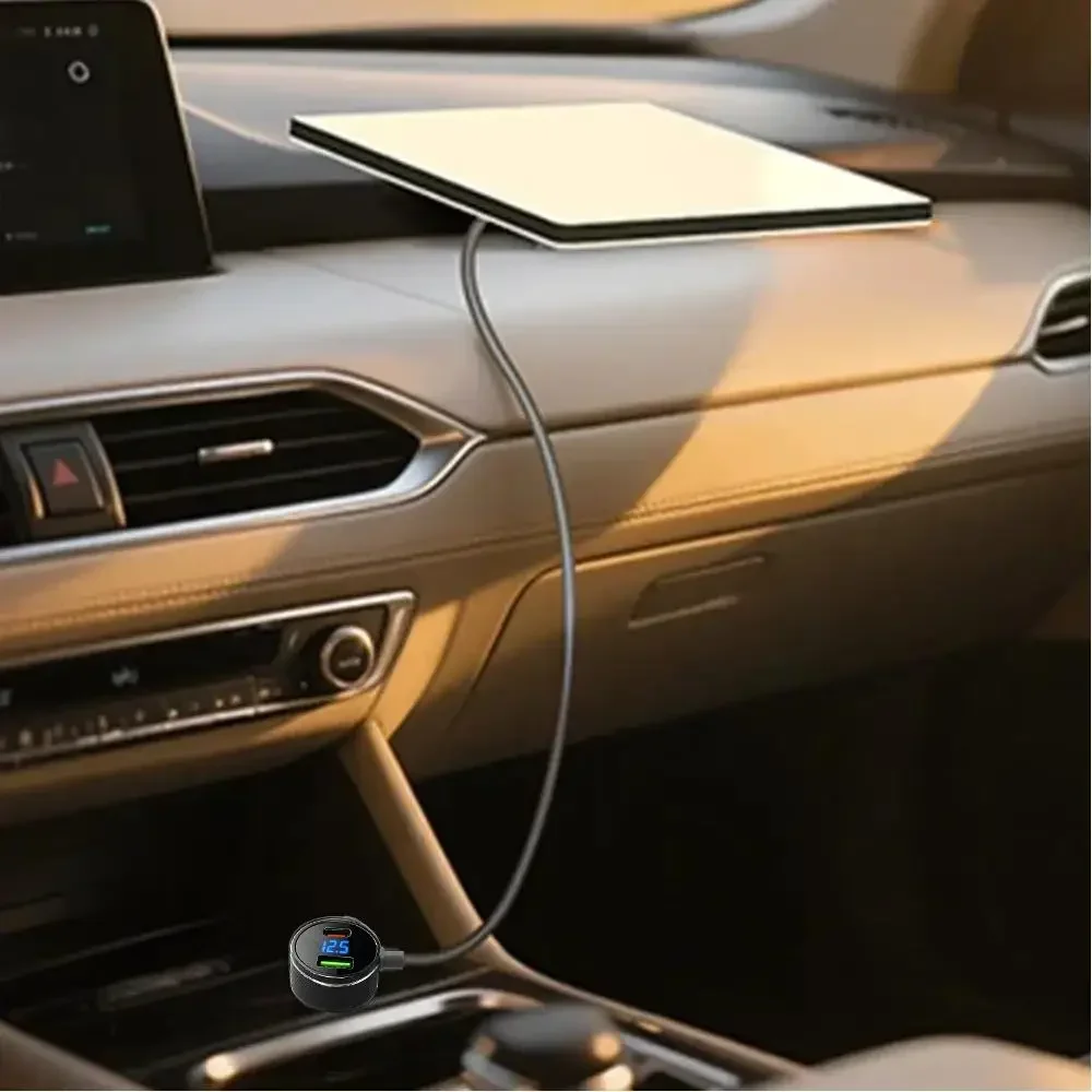 Für Starlink Mini Autoladegerät 12V-24V auf 30V 2A Aufwärtswandler mit digitaler Spannungsanzeige QC3.0+PD Netzadapter Autozubehör – Detail 13