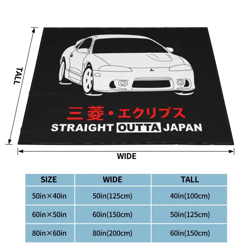 G Mitsubishi Eclipse Gsx D32A 2G \'97-\'99 Blanket Sheet Fashion All Season Cover Blanket Mechanical Wash