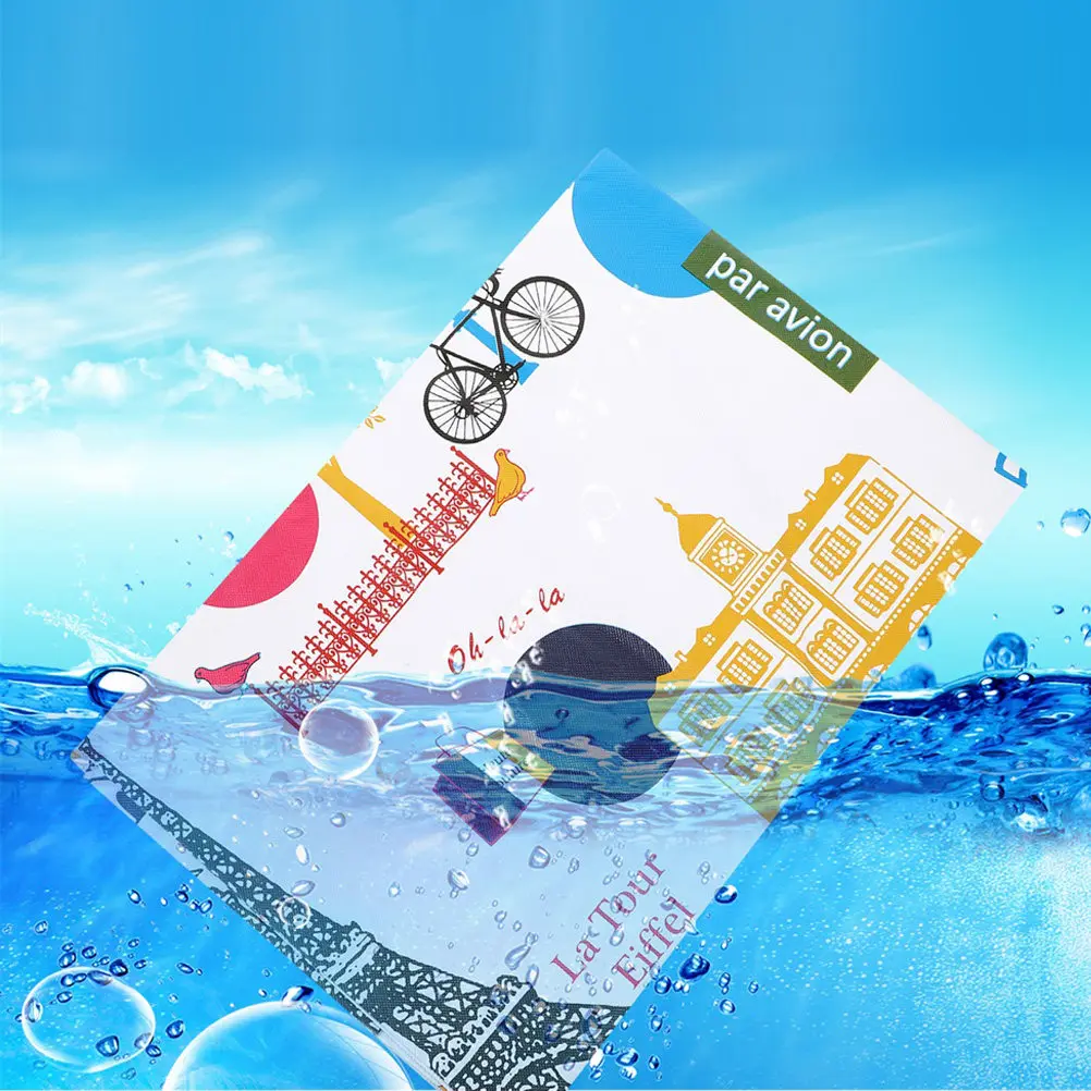 2Pcs Painting Tablecloth Washable Waterproof Peva Mat Supplies Drawing Creativity Activities Protection France Pattern