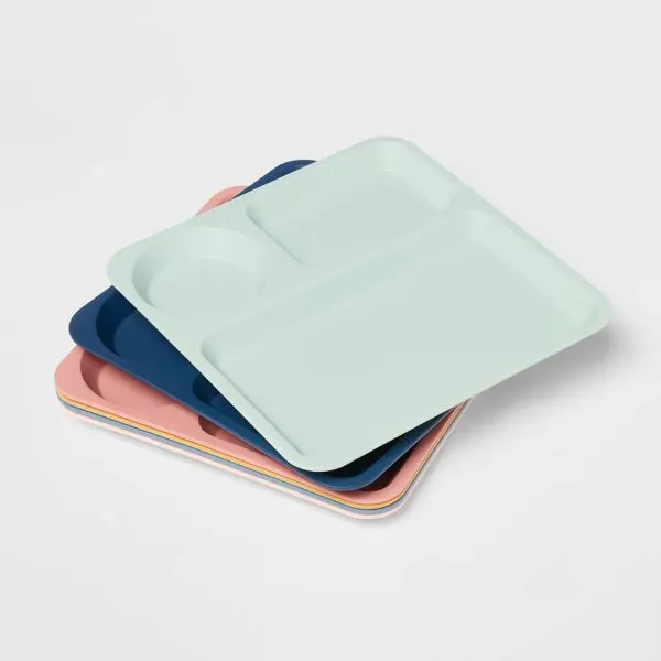 Kids' Plates Plastic Multicolor