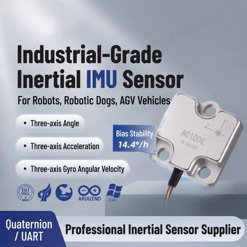 Industrial High Precision A0100E Robot Dog IMU Inertial Measurement Unit ROS Gyroscope Quaternion Attitude Sensor