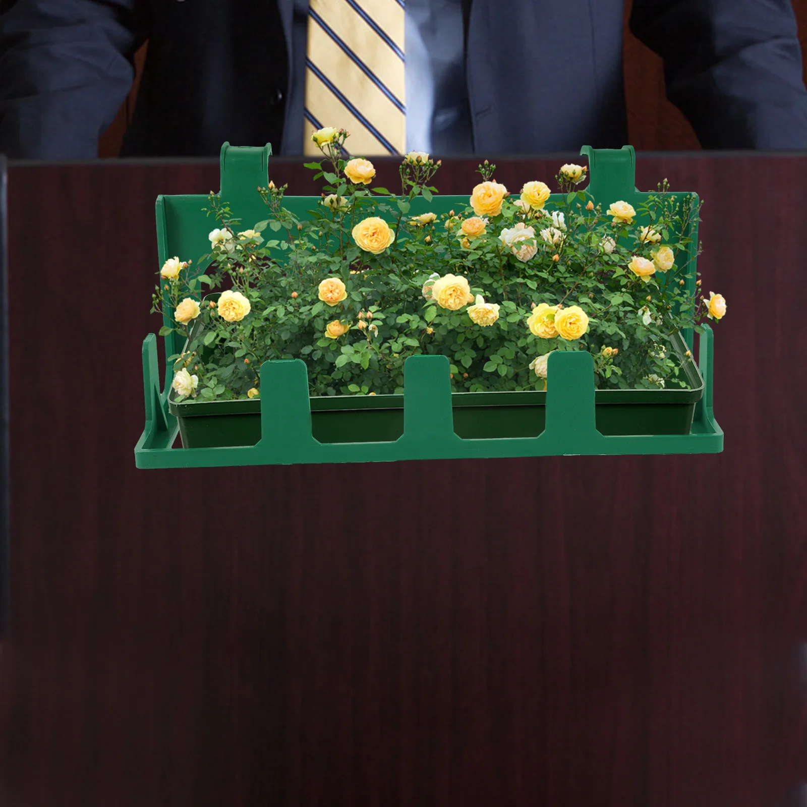 

2Pcs Plastic Flower Basket Stand Lightweight Wedding Conference Exhibition Table Flower Arrangement Base