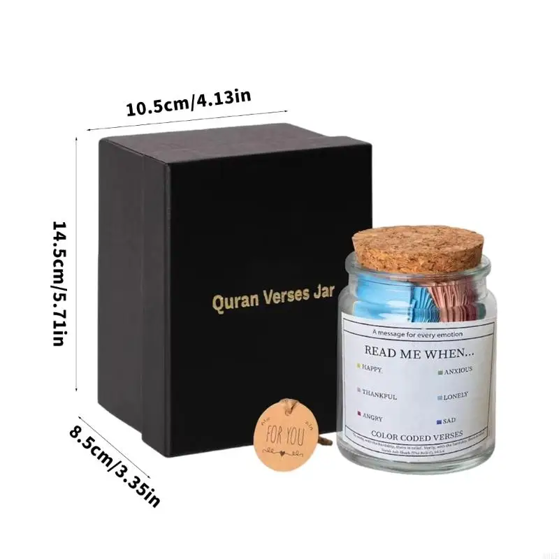 Accessorio per vasi versetti del Corano per ispirazione quotidiana e dono riflessione spirituale A0KF