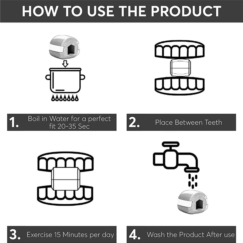 مدرب عضلات الوجه الغذاء الصف سيليكون الفك المدرب الوجه مدلك العضلات الفك مصحح اللياقة البدنية ممارسة