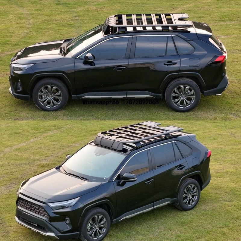 

Roof Rack Side Ladder Made of High Quality Aluminum Alloy, Suitable for 2009-2013Toyota RAV4 2020-2025 Roof Accessories.