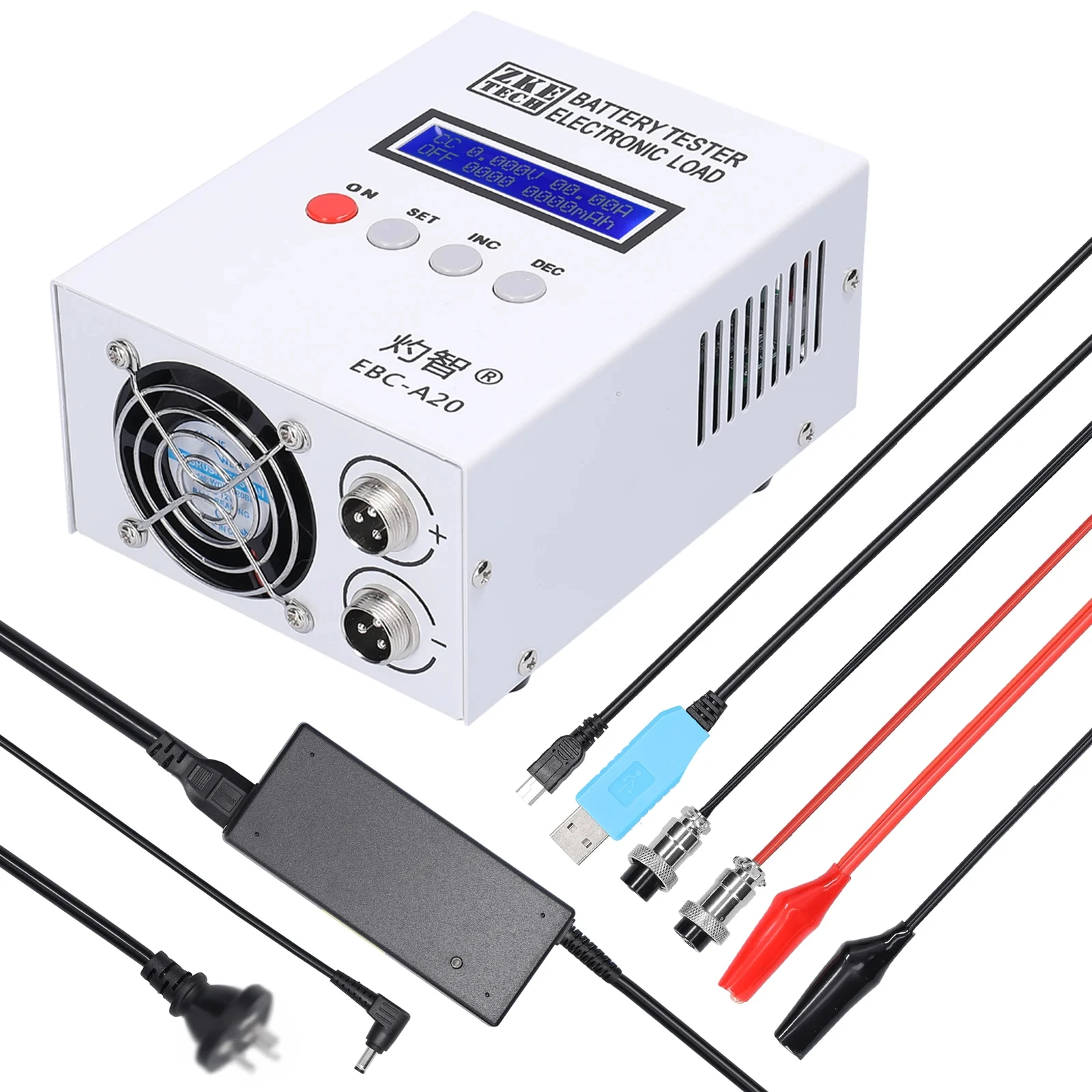 

Battery Capacity Tester; Lithium Iron Phosphate Battery Charge/Discharge Tester