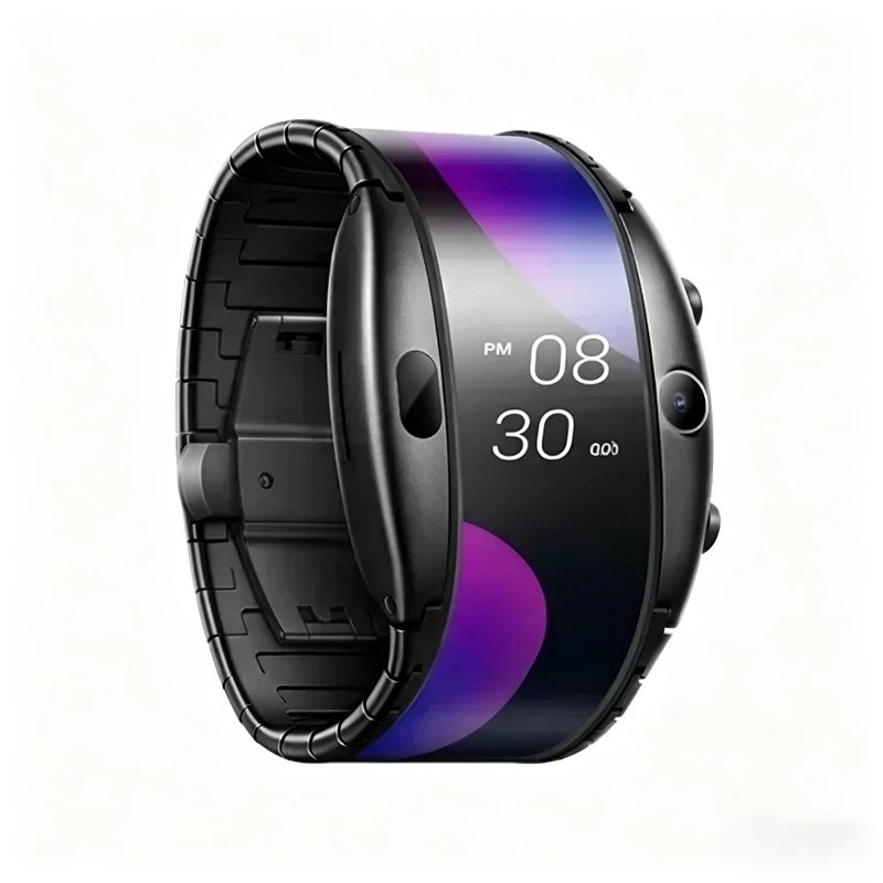 Watch  4.01-inch Foldable Flexible Display Screen for Real Time Motion Information Reminder Call Air Gesture