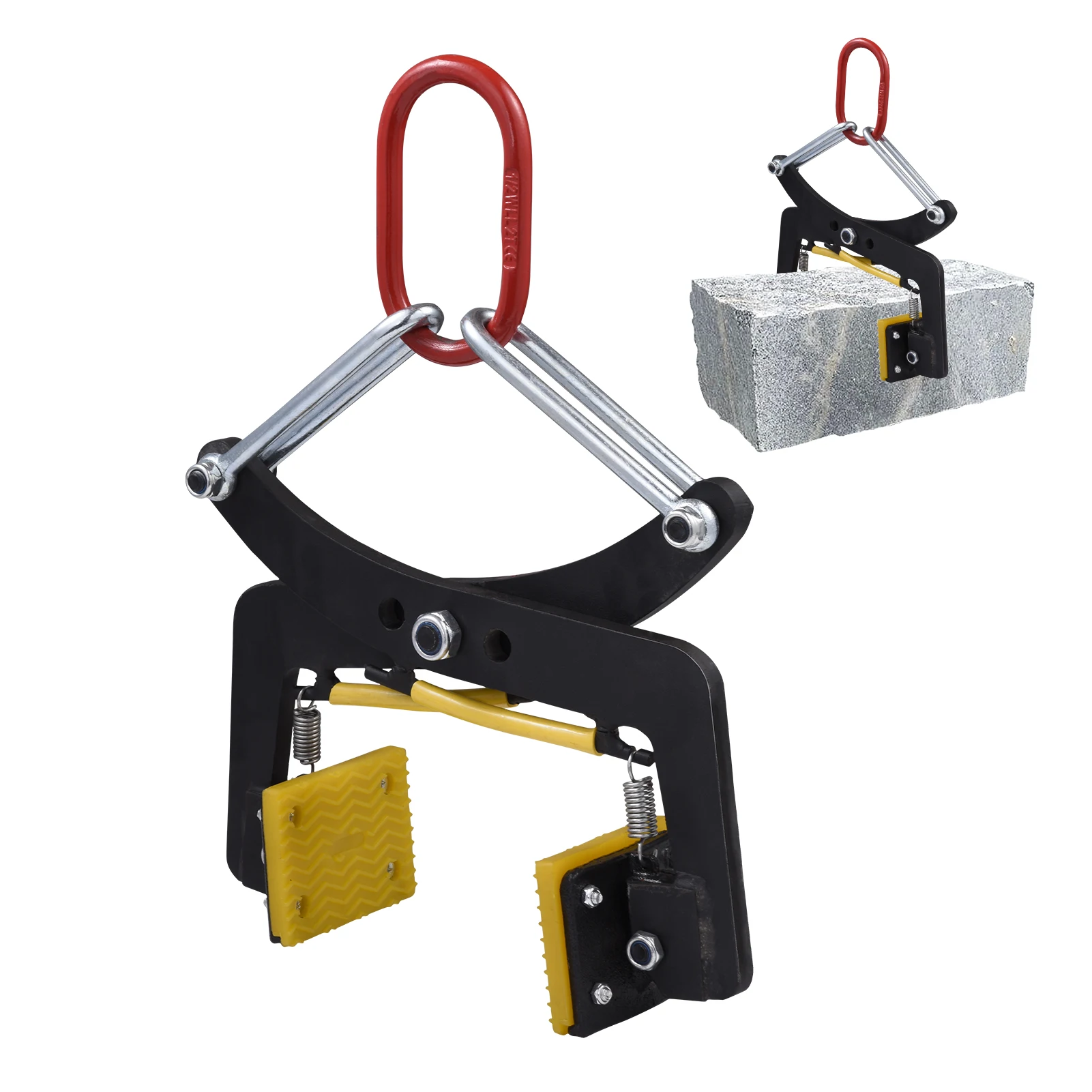 

200/325kg Granite Clamp, Fixture Granite Curb Clamp Scissor Clamp, 4.7"-7.9"