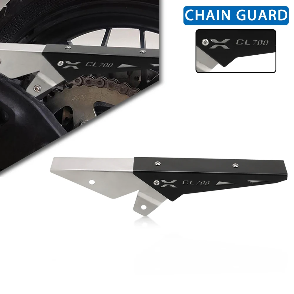 

2023 New For CFMOTO 700CLX 700 CLX 700CL-X CLX700 CL X Motorcycle Aluminium Parts Chain Cover Rear Chain Belt Guard Modified