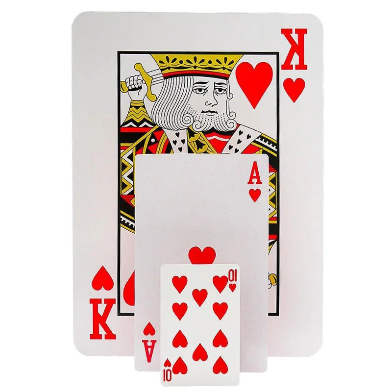 Parent-child Games Oversized Playing Cards Pokers 9 Times Playing Card Poker for Board Game Gambling Magic Tricks Tools