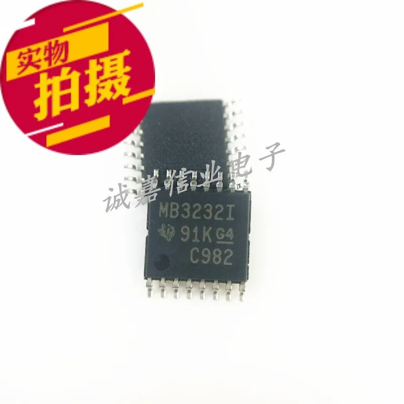 

10pcs/Lot MAX3232IPWR TSSOP-16 MARKING;MB3232I RS-232 Lnterface IC 3-5.5V Mult-Ch RS232 Supply Voltage;3 V-5.5V