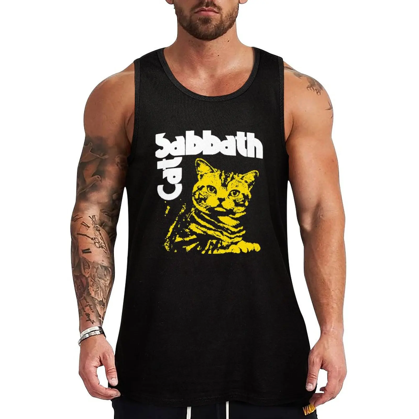 

Lucky Massive Extensive Touring Cat Sabbath Funny Gifts Men Cool Gifts Tank Top men clothes gym t-shirts Gym t-shirt man