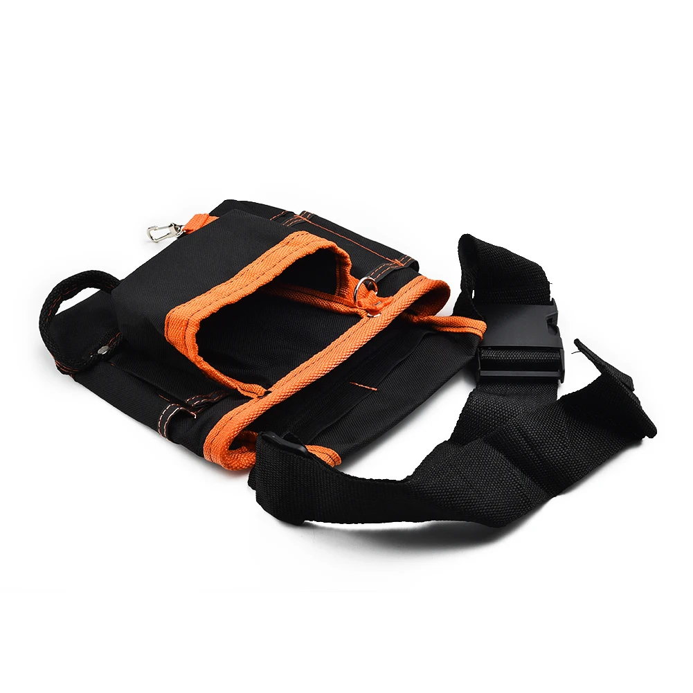 1pc Tool Pouch Belt Waist Bag 7 Pocket Holster Storage Holder Electrician Tools Bag Oxford Cloth Waist Bag