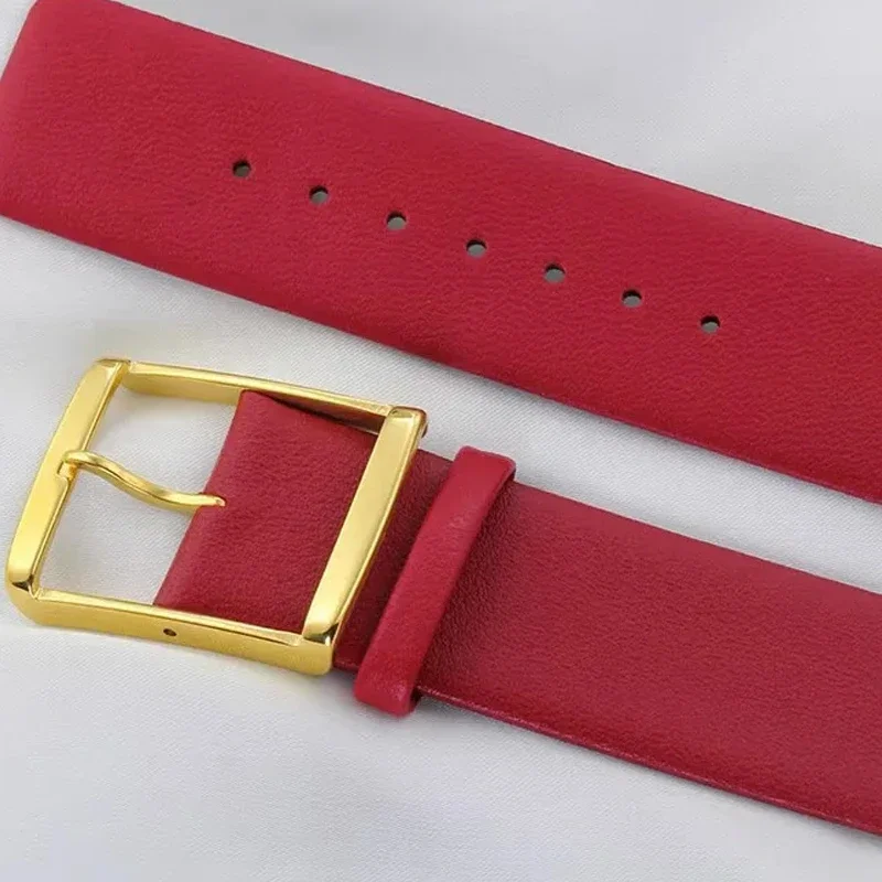 시계 액세서리 CK K94231 K9423101 K9423107 Calvin Klein 시계 스트랩 남성용 정품 가죽 팔찌 22mm 용 내구성 소프트