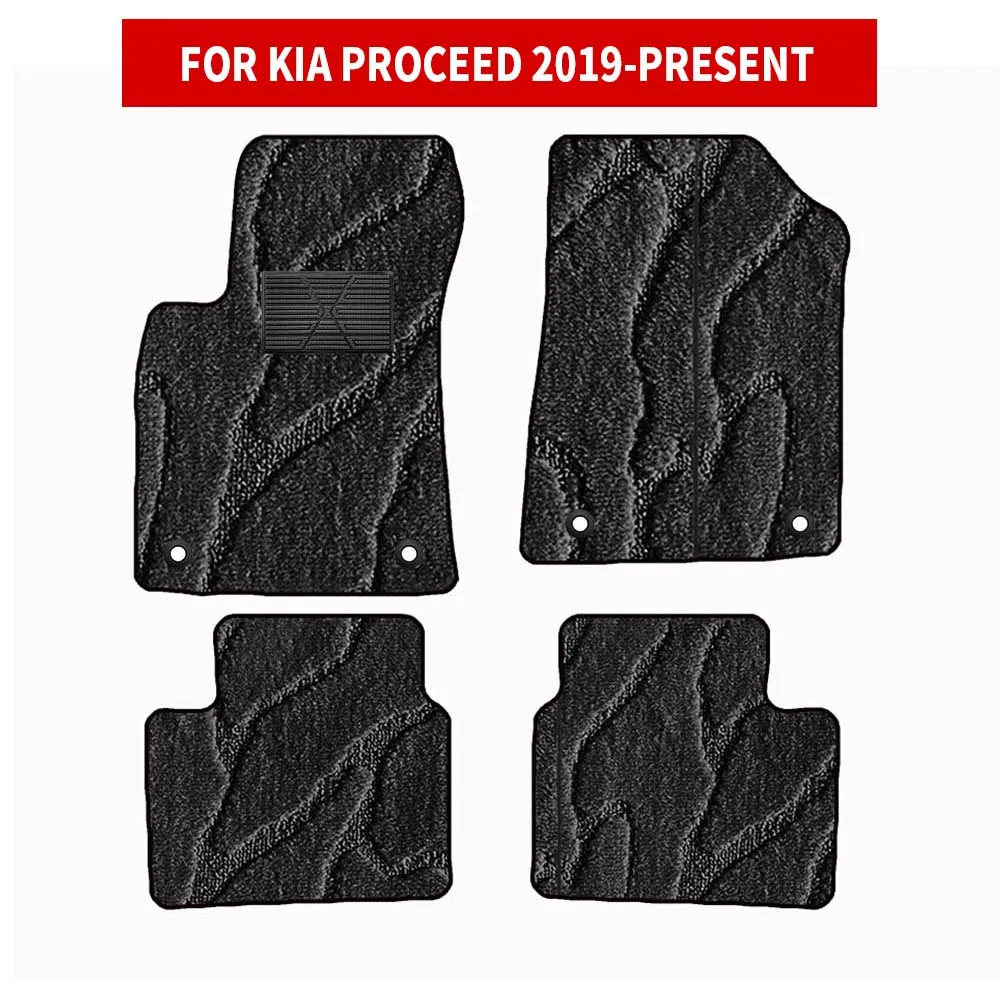 

For Kia Proceed 2019-2025 Car-Specific Fit Car Mat Interior Accessories Waterproof Non-Slip Car Floor Mats Full Set