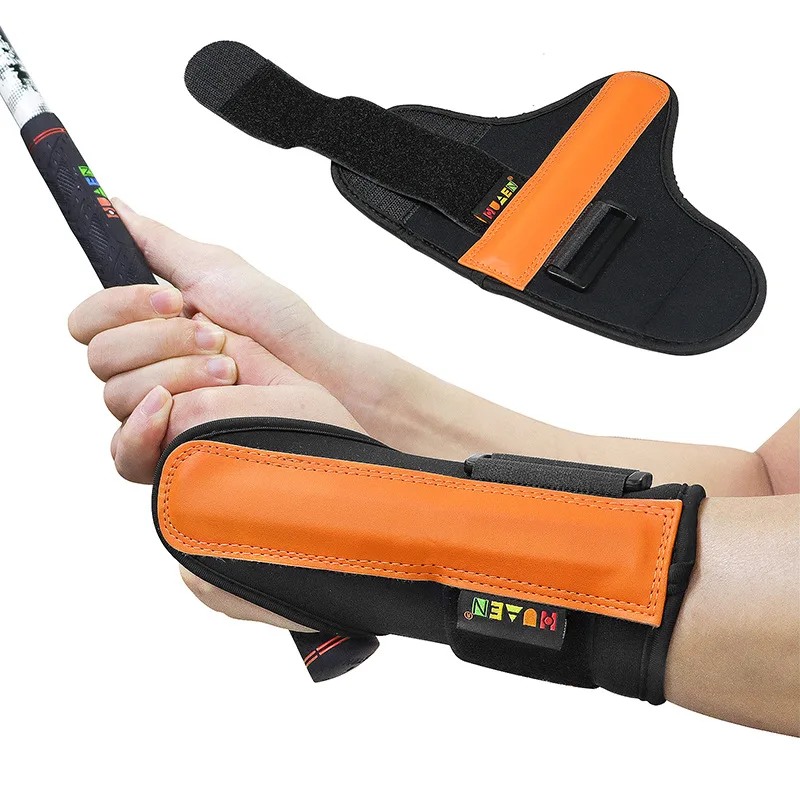 Golf Swing Wrist Trainer Brace, Adjustable Hinge Support Band,Correcting Protector for Beginner Pra