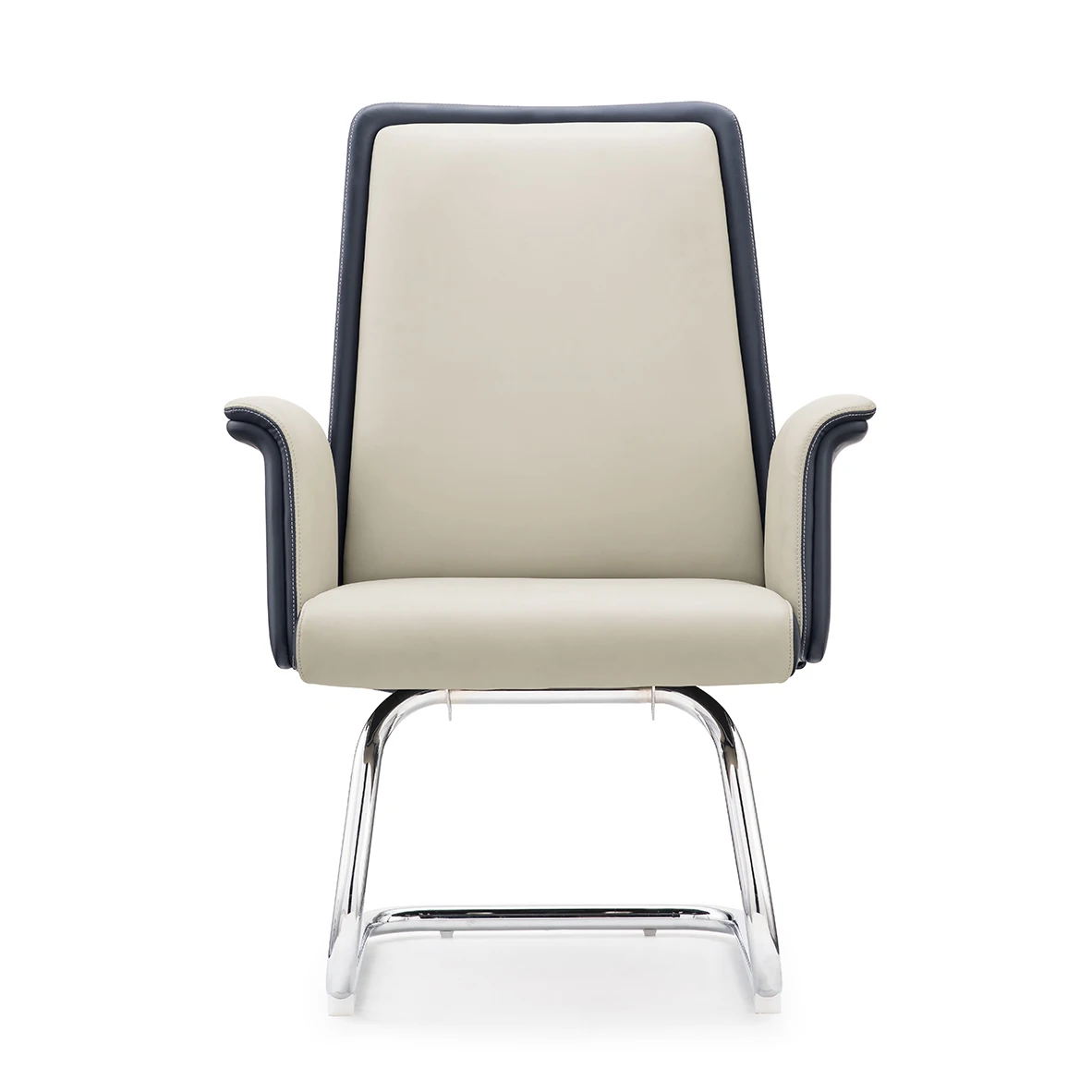 Modern PU leather mid-back conference office chair for living rooms and bedrooms