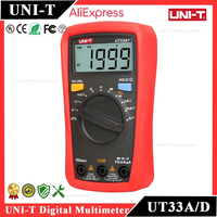 UNI-T UT33A UT33B UT33C UT33D Plus Pocket Multimeter Digital Ammeter Voltmeter Professional Resistance Measure Multi Meter