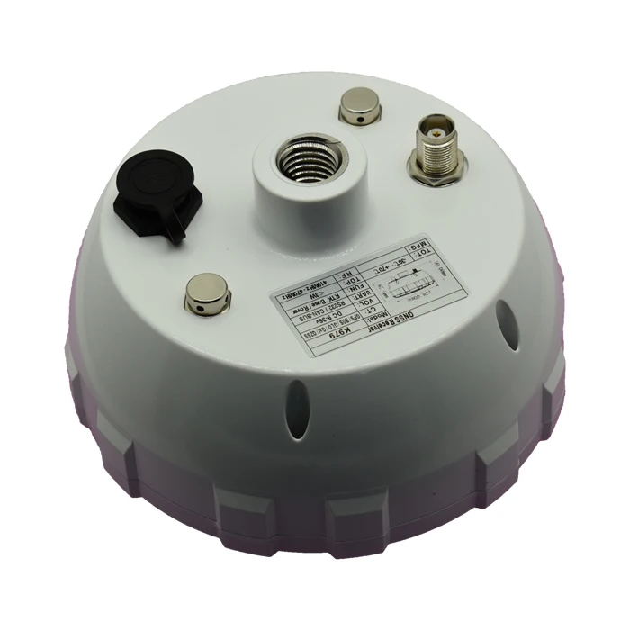 قاعدة GNSS RTK وجهاز استقبال روفر نظام تحديد المواقع هوائي نموذج بلوتوث 5.0 مع راديو 433 ميجا هرتز 2 وات 10 كجم usb مقاوم للماء IP67