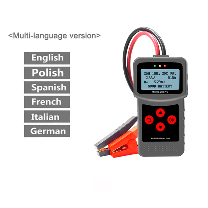 digital car capacidade battery tester analise da bateria da motocicleta e ferramentas automotivas 12v 24v 402000cca 01